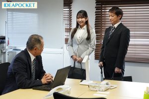 出張先が記録的豪雨で童貞部下と突然相部屋に…雨で濡れた身体に興奮した部下に襲われ朝まで9発のびしょ濡れ絶倫性交 役野満里奈