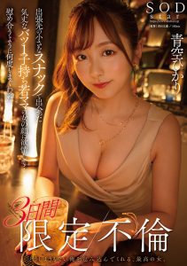 出張先の小さなスナックで出会った気丈なバツ1子持ち若ママの女の顔に欲情して…慰め合うように何度もまぐわった3日間限定不倫 青空ひかり