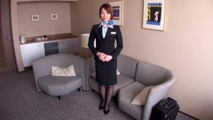 憧れのスチュワーデスと性交 仲丘たまき