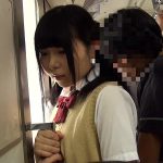 満員電車女子校生ぶっかけ痴●