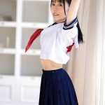 新人 透明感抜群の制服美少女 透き通るような白い肌、敏感なおっぱい、キュっと引き締まったウエスト。完璧すぎる無垢少女 風美ありあ AVデビュー