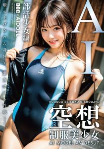 空想制服美少女 AI MODEL AV DEBUT 部活少女編