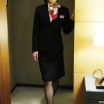 辱められた受付嬢 首絞めエクスタシー