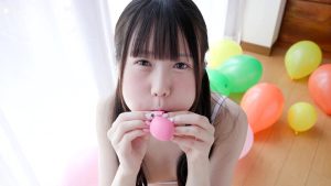 グラドル・あむの風船と水あそび 姫崎あむ